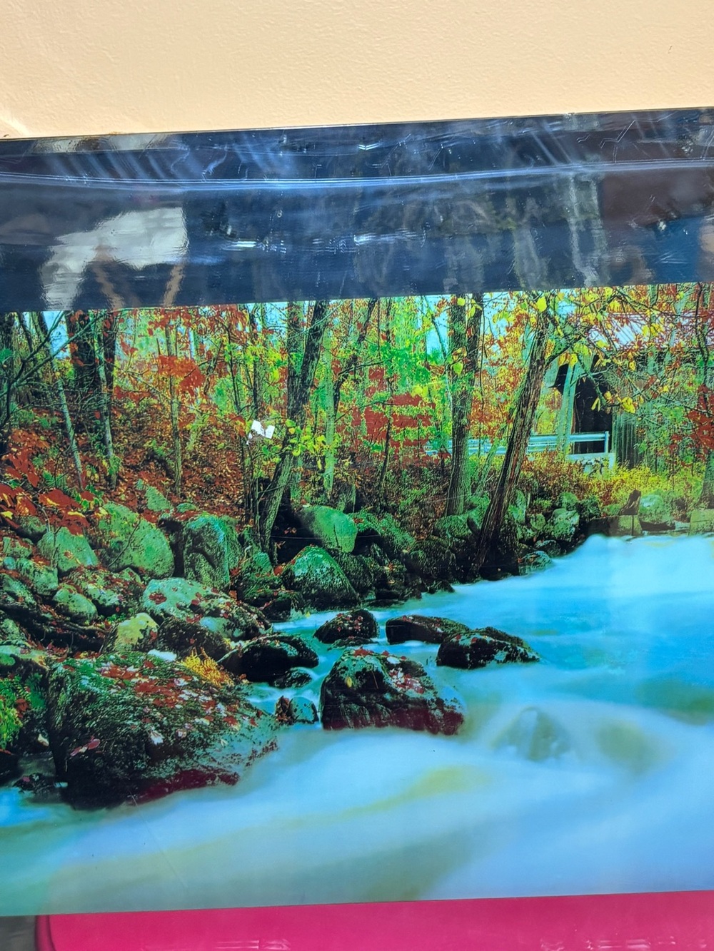 Nature Landscape PicturePrint - River & Trees With Nature & Water Sounds.
